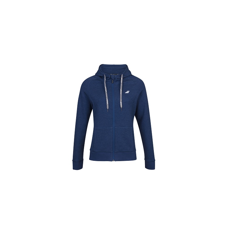Babolat Hooded Jacket Exercise Club 2021 dark blue Women